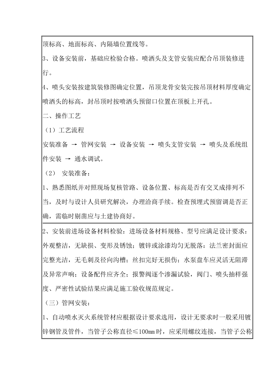 喷淋系统安全作业技术交底.docx_第2页