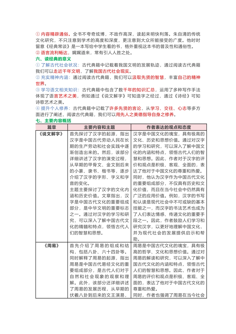 初中语文八年级下册必读名著《经典常谈》考点梳理.docx_第2页