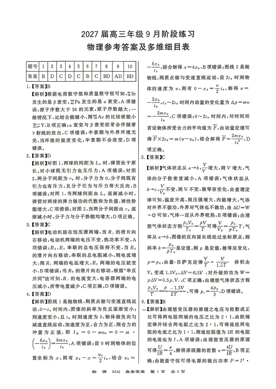 物理湖南Sky-Y名校联盟2027届高三年级9月阶段练习(9.2-9.3)(1).pdf_第1页