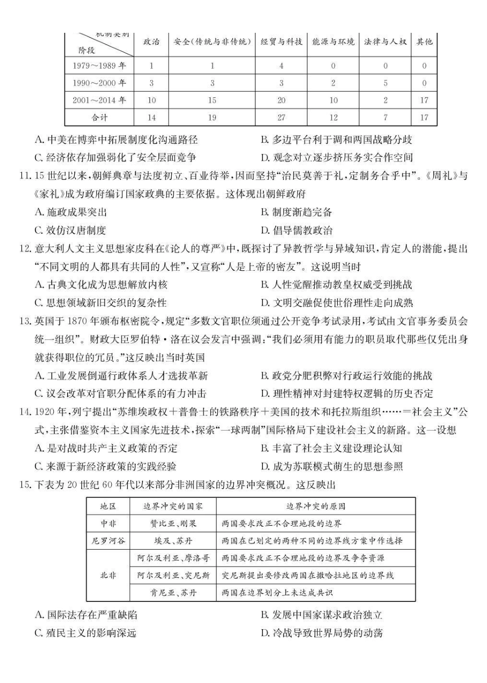 湖北九师联盟2027届高三上学期9月开学联考历史.pdf_第3页
