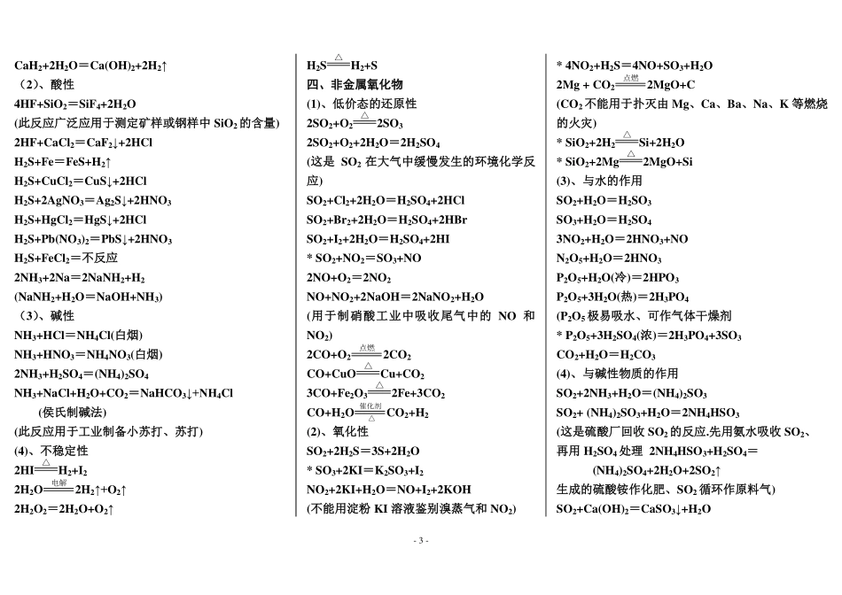 最新最全的高考化学方程式总结.pdf_第3页