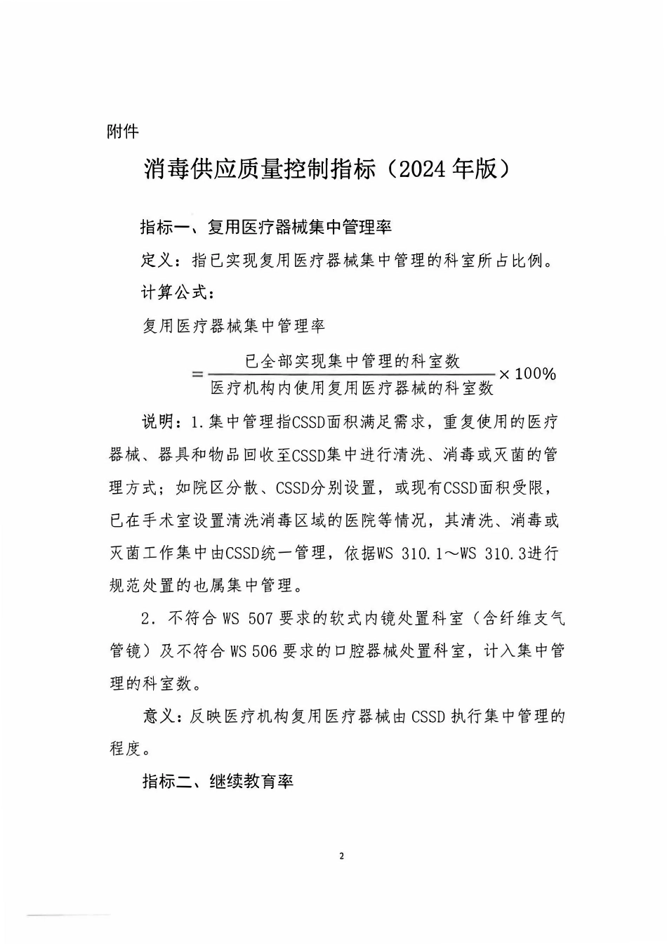 消毒供应中心质量控制指标 2024版.pdf_第2页