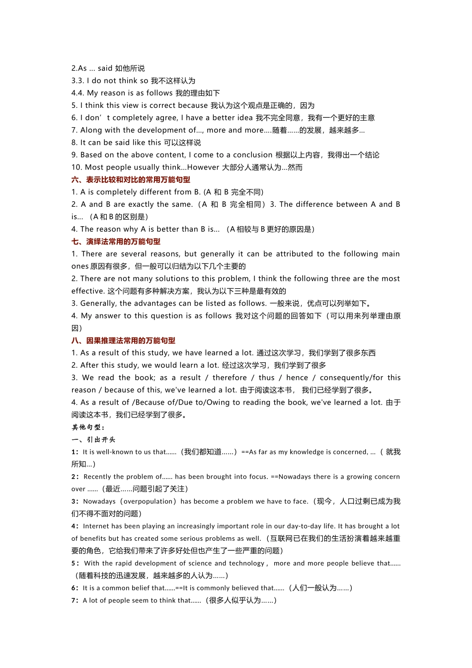 高中英语作文万能句超全总结.docx_第2页