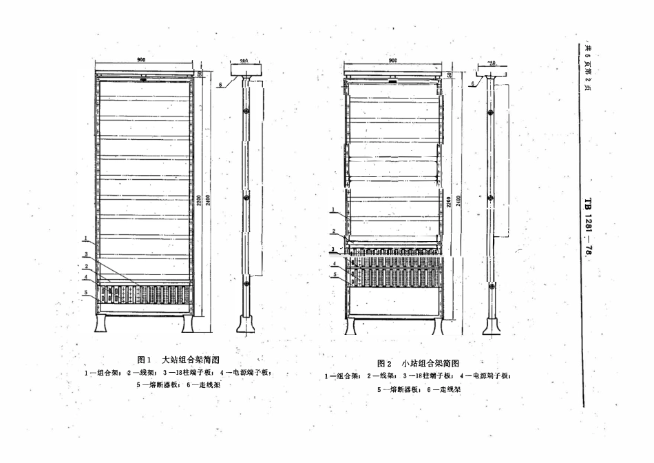 TBT 1281-1978 组合、组合架及综合架.pdf_第3页