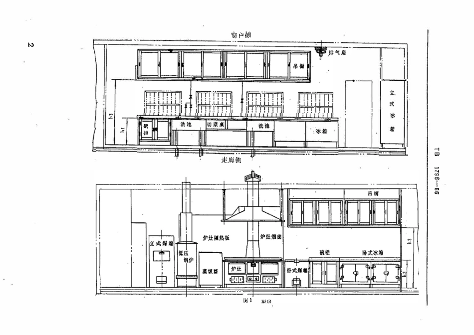 TBT 1796-1986 铁路餐车车内设备设计参数.pdf_第3页