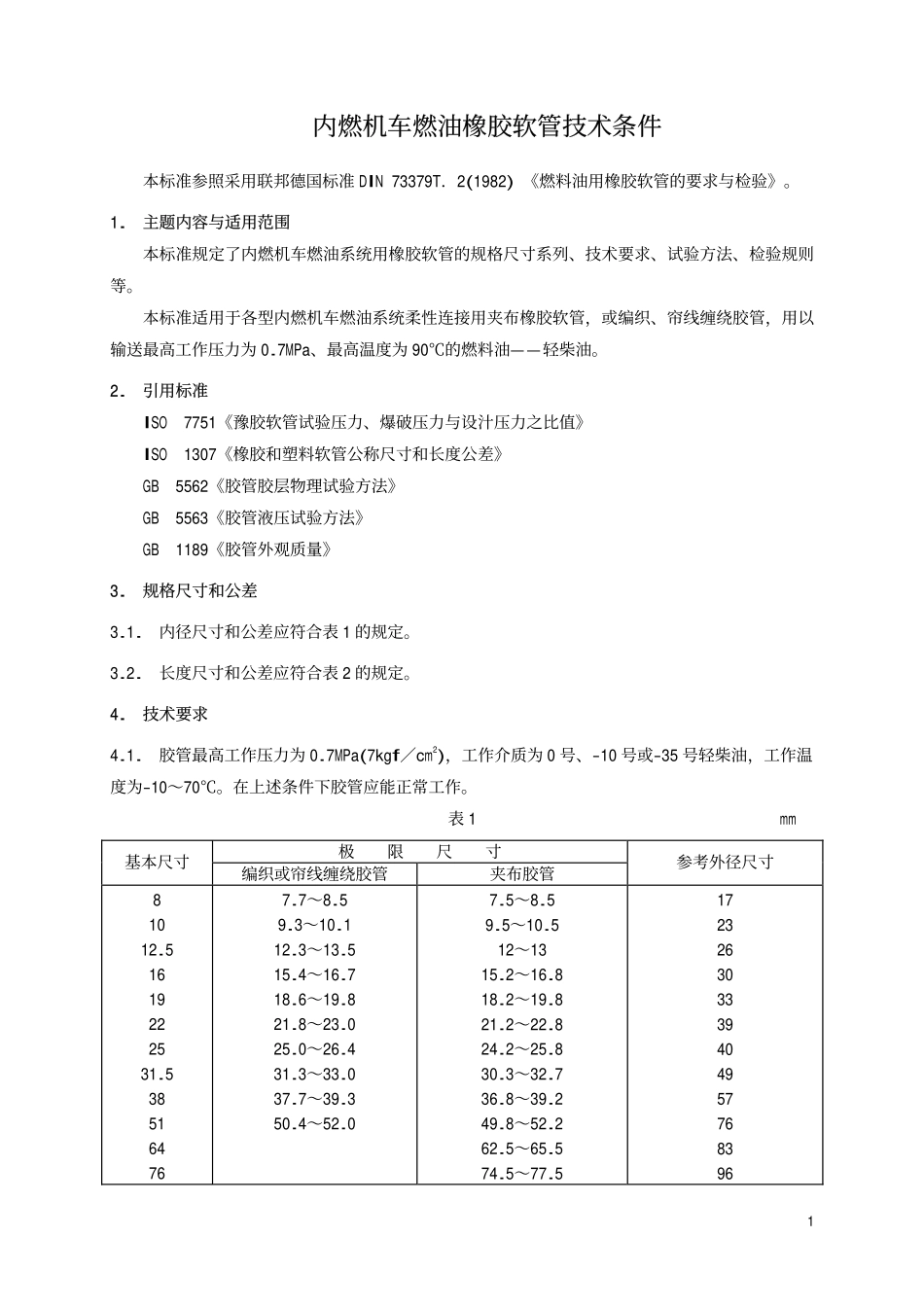 TBT 2013-1987 内燃机车燃油橡胶软管技术条件.pdf_第2页