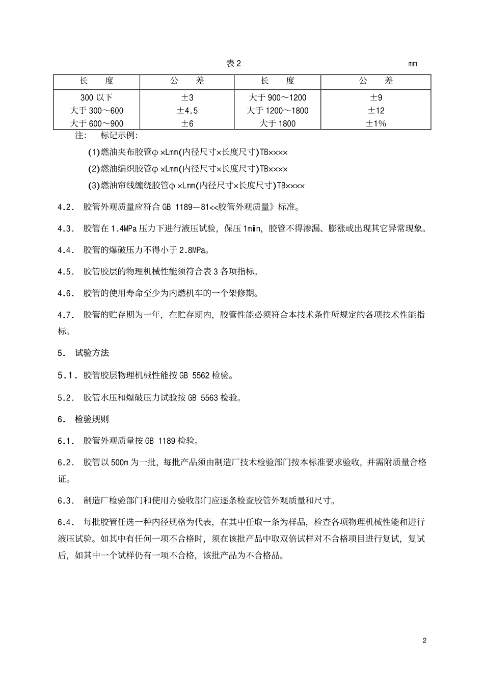 TBT 2013-1987 内燃机车燃油橡胶软管技术条件.pdf_第3页